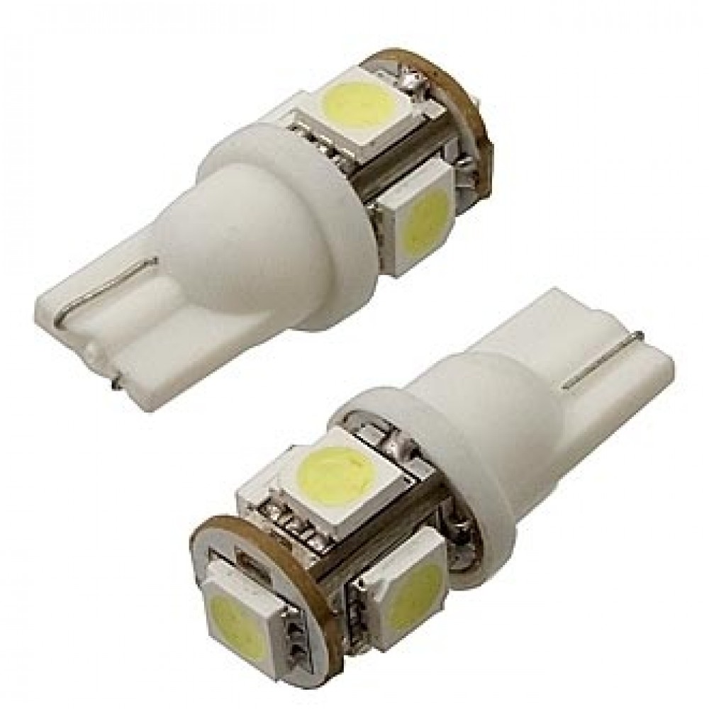 T10 0.7W 5 LED 5050 16-18 LM
