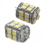 G4 DC 12V 20LED 5050 10LM 2,7W CW
