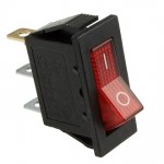KCD3-101/N-C on-off red 15A/250V