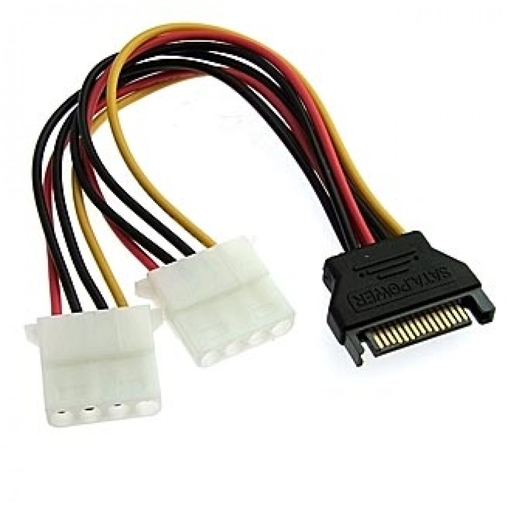 SATA 15 2x4P Power 