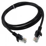 Патчкорд RJ45 1.8m черный