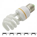 E27 2800K 9W spiral 220V