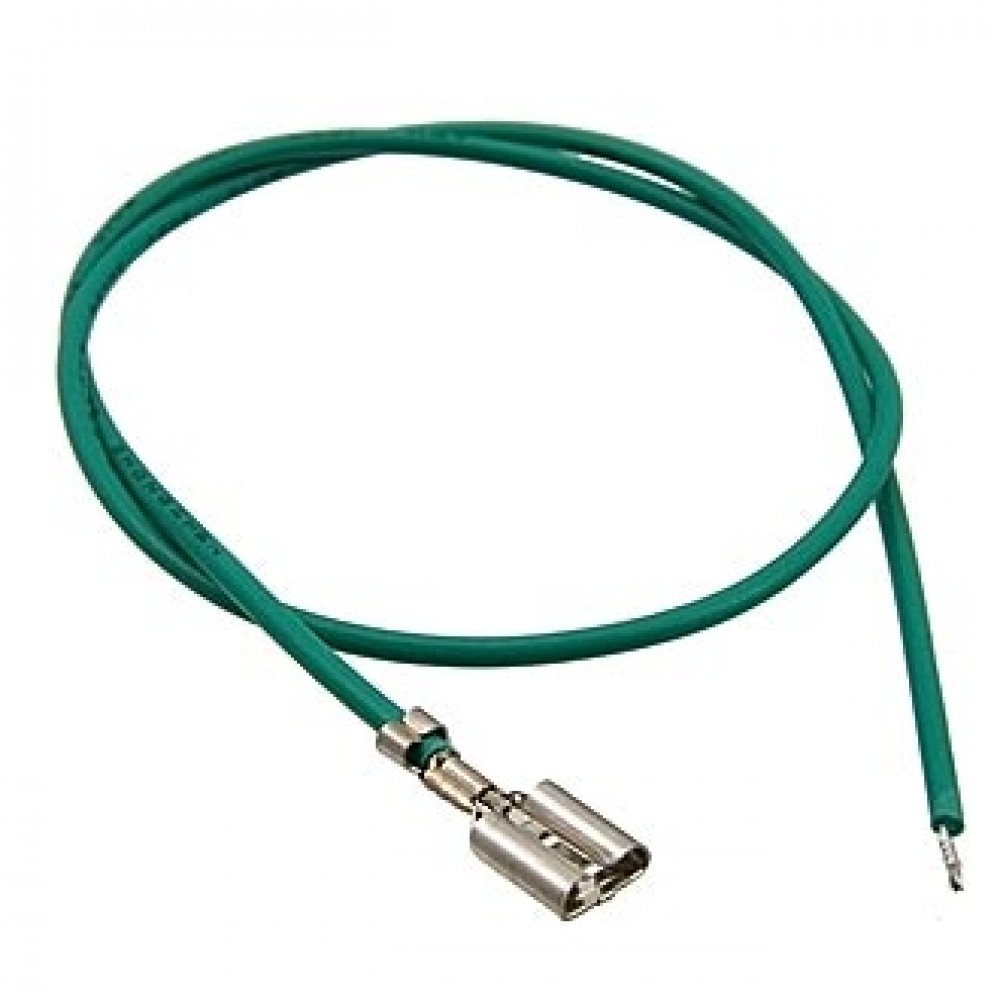 1009 AWG22 4.8mm L=300mm,green