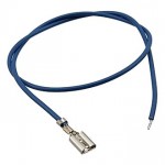 1007 AWG22 4.8mm L=300mm BLUE