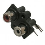 RCA-217 гнездо на плату