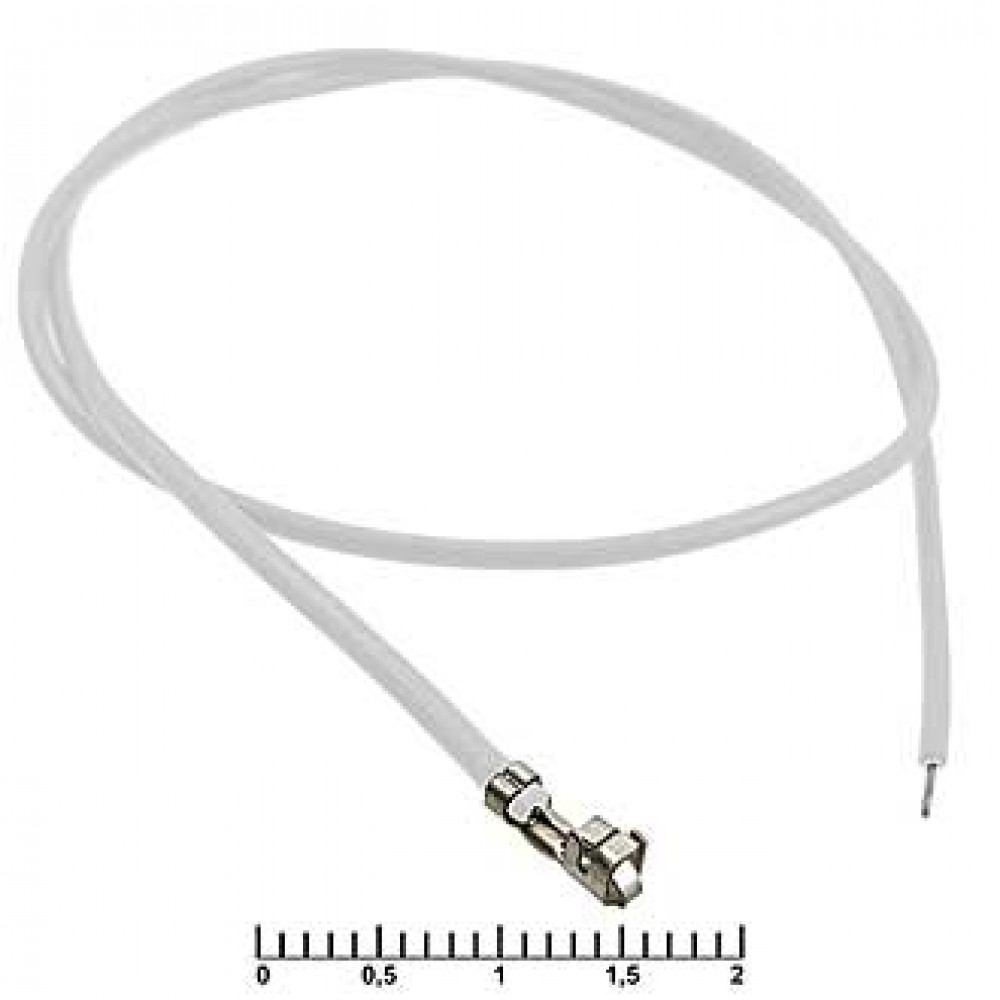 H 2,54 mm AWG26 0,3m white