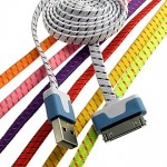 USB to iPhone4 Flat braid 1m