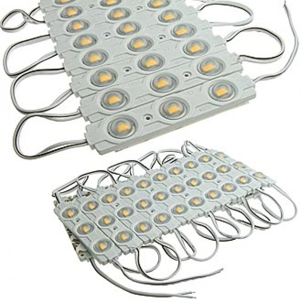 5730 3LED R LENS 12V 1.5W W-W IP65