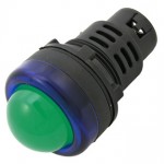 AD22-30AS-B 24V AC/DC зел ф28