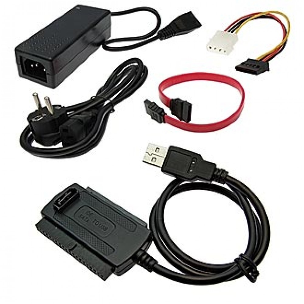 USB 2.0 to IDE/SATA 2.5/3.5